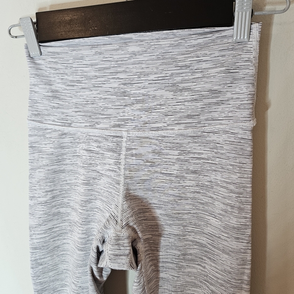 Lululemon Wunder Under Crop Pants Hi-Rise Wee Are From Space Nimbus Battleship 6 - Picture 4 of 6